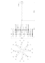Подвесная люстра Divinare TENERIFE  6